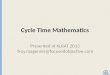 Cycle Time Mathematics