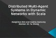 Distributed Multi-Agent Systems in Dynamic Networks with  Scala