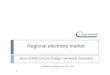 Regional electricity market