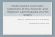 Model-based Automatic Detection of the Anterior and Posterior Commissures on MRI Scans