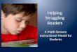 Helping Struggling Readers
