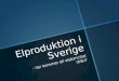 Elproduktion i Sverige