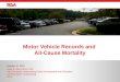 Motor Vehicle Records and  All-Cause Mortality