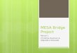 MESA Bridge Project