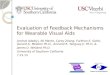 Evaluation of Feedback Mechanisms for Wearable Visual Aids