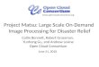 Project Matsu: Large Scale On-Demand  Image Processing for Disaster Relief