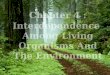 Chapter 4 : Interdependence  Among Living Organisms And The Environment