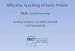 Effective teaching of Early Maths