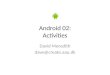 Android 02: Activities