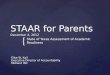 STAAR for Parents December 4, 2012