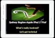 Sydney Region Apple  iPad  2 Trial