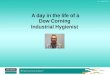 A day in the life of a Dow Corning  Industrial Hygienist