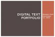 Digital Text Portfolio