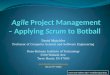 Agile  Project Management – Applying  Scrum  to  Botball