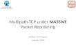 Multipath TCP under  MASSIVE  Packet Reordering