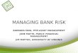 MANAGING  BANK  RISK