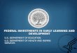 Federal Investments in Early Learning and Development