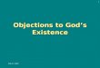 Objections to God’s Existence