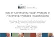Role of Community Health Workers in Preventing Avoidable Readmissions