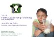 2012  FSNA Leadership Training SIP OVERVIEW