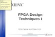FPGA Design Techniques I