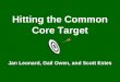 Hitting the Common Core Target
