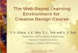 The Web-Based Learning Environment for  Creative Design Course