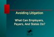 Avoiding Litigation