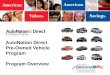 AutoNation Direct Pre-Owned Vehicle  Program Program Overview