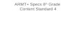 ARMT+ Specs 8 th  Grade  Content Standard 4