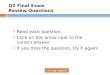 Q2 Final Exam  Review Questions