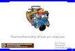 Thermochemistry of fuel air mixtures