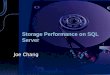 Storage Performance on SQL Server