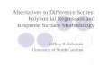 Alternatives to Difference Scores: Polynomial Regression and Response Surface Methodology