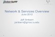 Network & Services Overview June 2012 Jeff Ambern jambern@grnoc.iu.edu