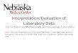 Interpretation/Evaluation of Laboratory Data