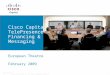 Cisco Capital TelePresence Financing & Messaging