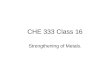 CHE 333 Class 16