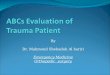 ABCs Evaluation of Trauma Patient