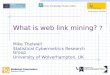 What is web link mining?  ?