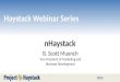 Haystack Webinar Series