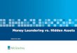 Money Laundering vs. Hidden Assets