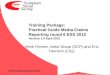 Training  Package : Practical  Guide  Media Claims  Reporting round  6 ESS 2012 Version  1.0 April 2012