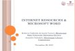 Internet resources & microsoft word