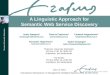 A Linguistic Approach for Semantic Web  Service  Discovery