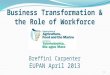 Business Transformation & the Role of Workforce Planning  Breffini Carpenter EUPAN April 2013