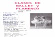 CLASES DE BALLET y FLAMENCO