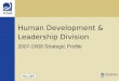 Human Development & Leadership Division