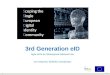 3rd Generation eID Agile eIDs for Widespread National  Use Jon Shamah, SSEDIC Coordinator