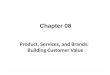 Chapter 08 Product, Services, and Brands:   Building Customer Value